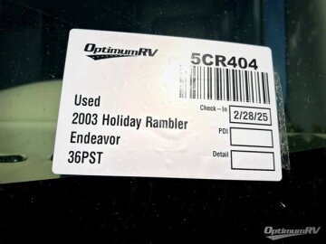 2003 Holiday Rambler Endeavor