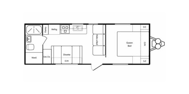 2010 Keystone Hideout 23RBWE specifications