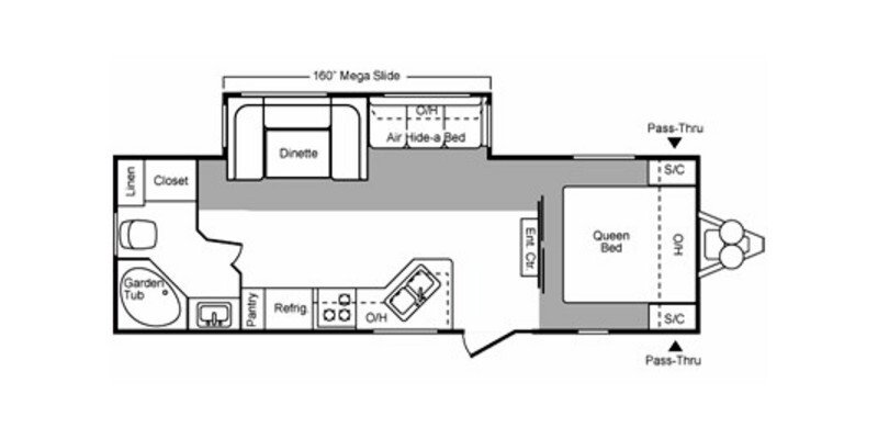 2010 Keystone Hideout 26RBSWE specifications