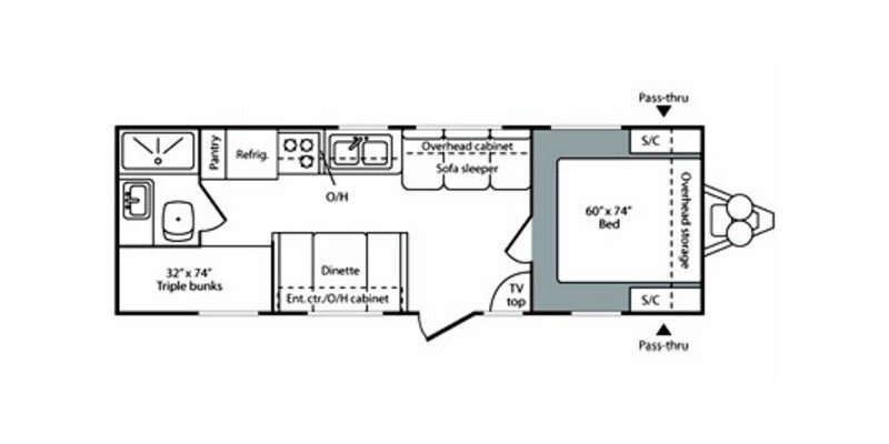 2010 Keystone Hideout 27BWE specifications