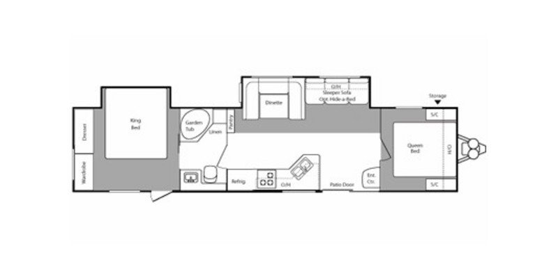 2010 Keystone Hideout 38FQDS specifications