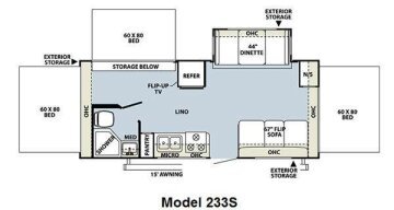 2011 Forest River Rockwood 233S
