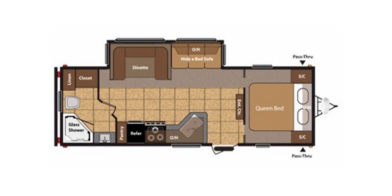 2011 Keystone Hideout 26RBSWE specifications
