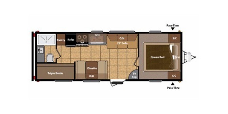 2011 Keystone Hideout 27BWE specifications