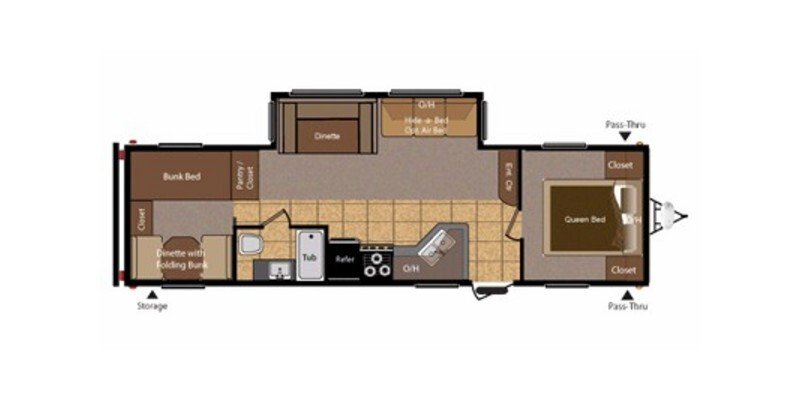 2011 Keystone Hideout 31BHSWE specifications