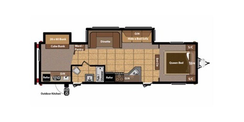 2011 Keystone Hideout 31RBDWE specifications