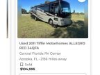 Thumbnail Photo 5 for 2011 Tiffin Allegro Bus