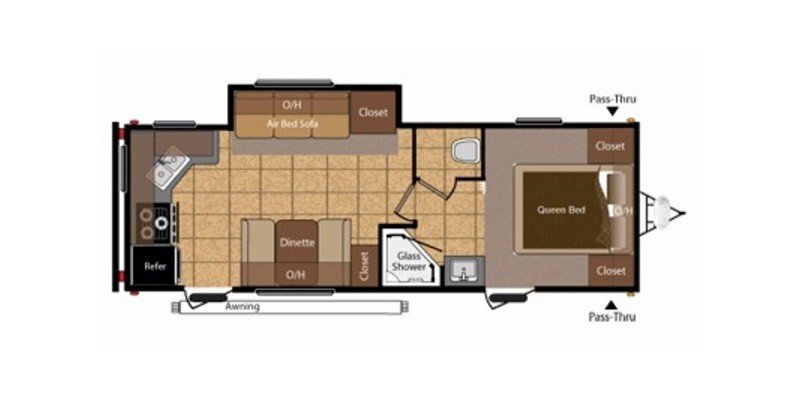 2012 Keystone Hideout 23RKSWE specifications