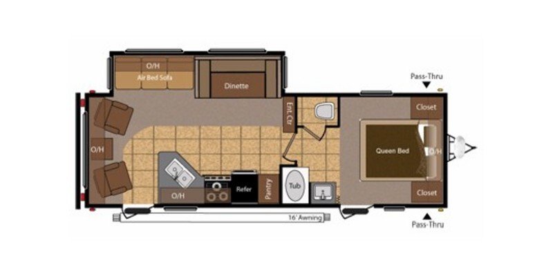 2012 Keystone Hideout 26RLSWE specifications