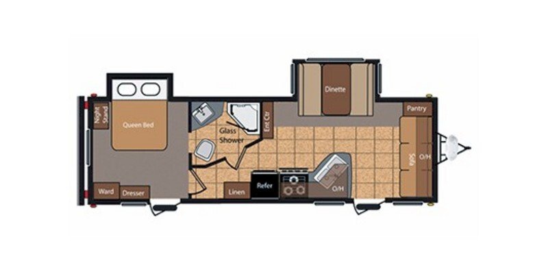 2012 Keystone Hideout 27FLBSWE specifications