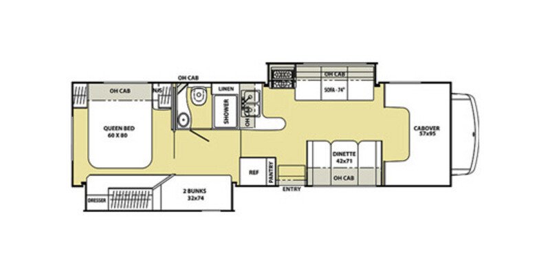 2013 Coachmen Freelander 32BH specifications
