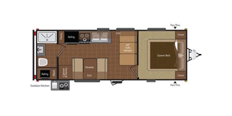 2013 Keystone Hideout 22RBWE specifications