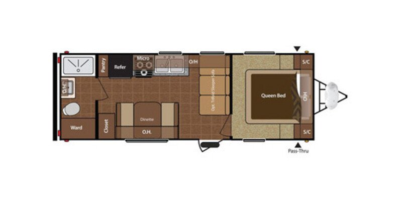 2013 Keystone Hideout 23RBSWE specifications