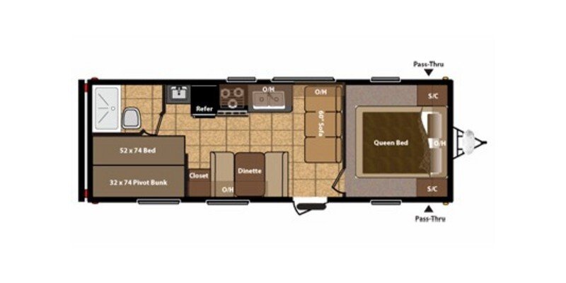 2013 Keystone Hideout 27RBWE specifications
