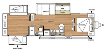 2014 Forest River Salem 31KQBTS