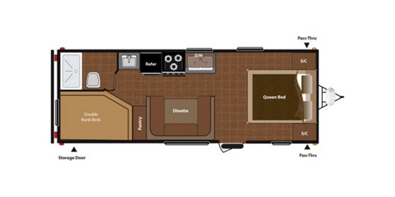 2014 Keystone Hideout 24BHWE specifications