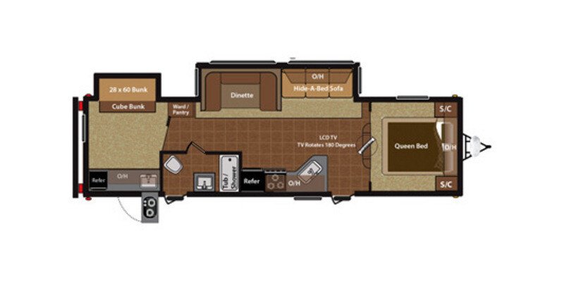 2014 Keystone Hideout 31RBDSWE specifications