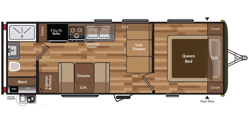 2016 Keystone Hideout 22RBWE specifications