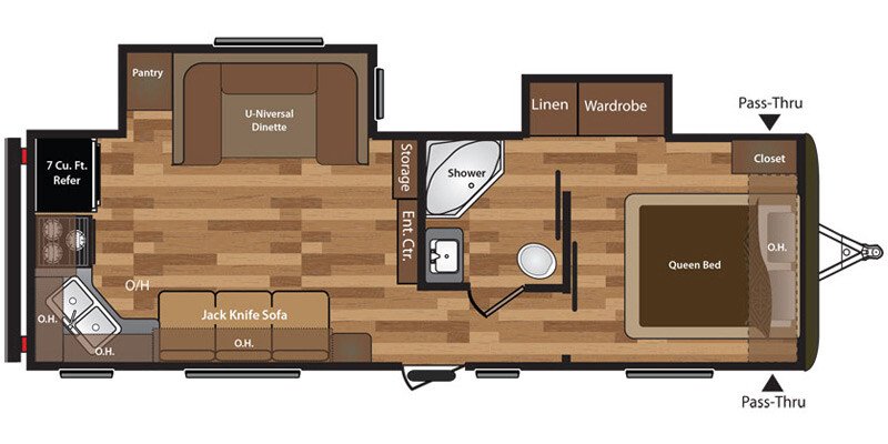 2016 Keystone Hideout 27RKDSWE specifications