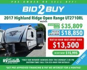 2017 Highland Ridge Open Range