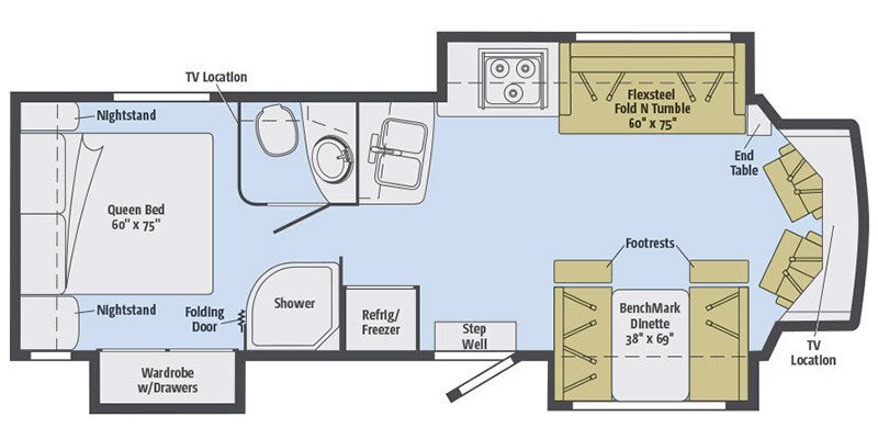 2017 Winnebago Cambria 30J specifications