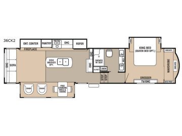 2018 Forest River Cedar Creek 36CK2