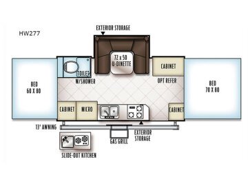 2018 Forest River Rockwood HW277