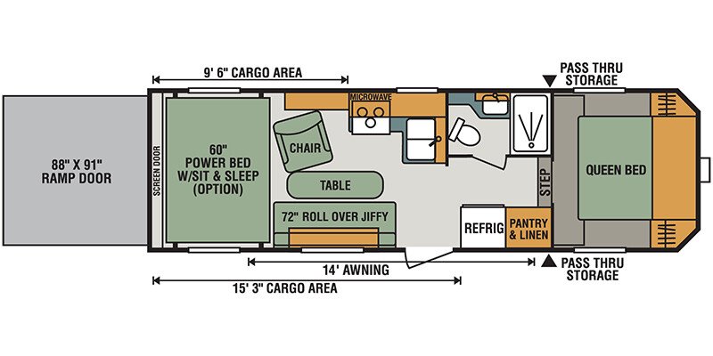 2018 KZ Sportster 260TH specifications