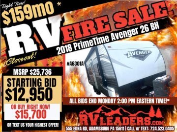 2018 Prime Time Manufacturing Avenger
