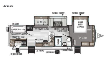 2020 Forest River Rockwood 2911BS