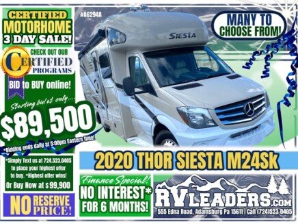 Photo 1 for 2020 Thor Siesta