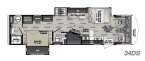 Thumbnail Photo 5 for 2021 Forest River FR3 34DS