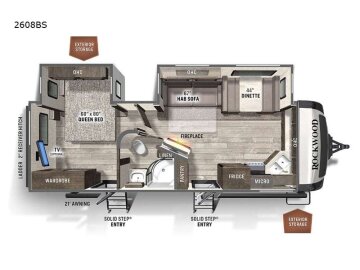 2021 Forest River Rockwood 2608BS