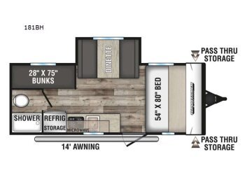 2021 KZ Sportsmen 181BH
