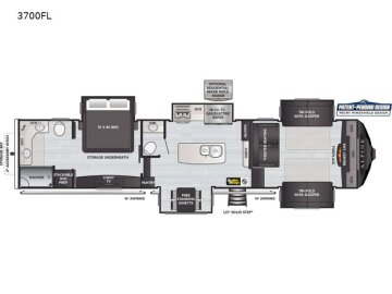 2021 Keystone Alpine 3700FL