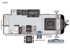 Thumbnail Photo 1 for 2021 Keystone Cougar 22MLS