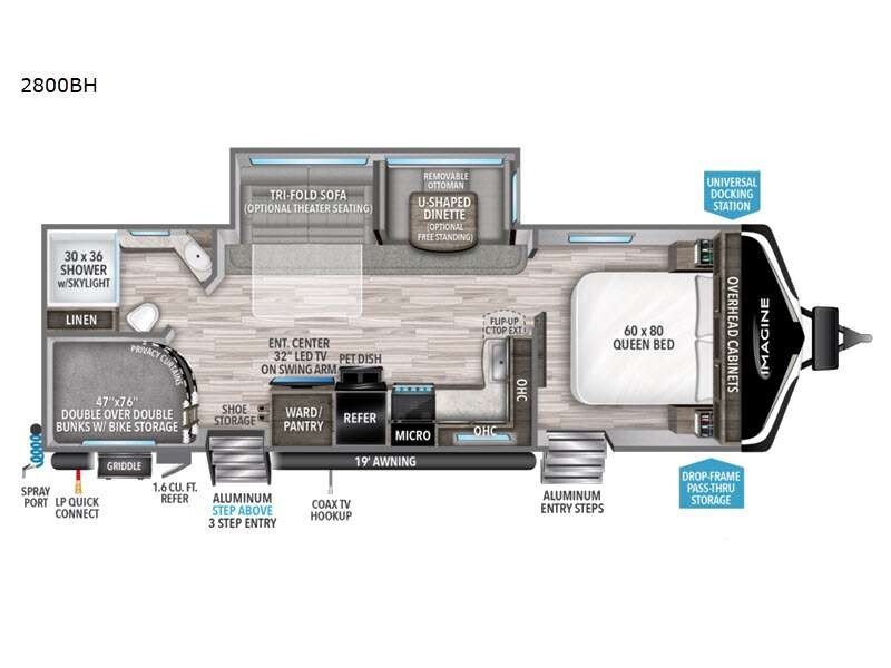 2022 Grand Design Imagine 2800BH