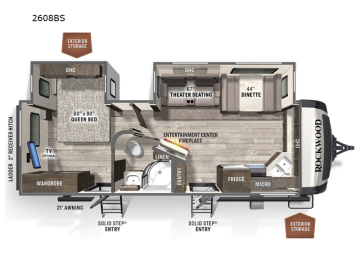 2023 Forest River Rockwood 2608BS