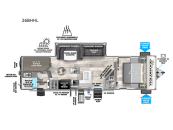 2023 Forest River Wildwood 26BHHL