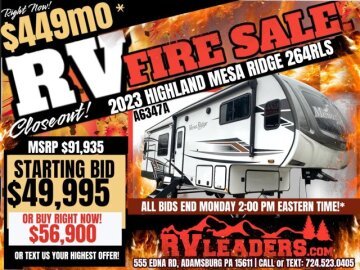 2023 Highland Ridge Mesa Ridge 264RLS