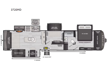 2023 Keystone Alpine 3720MD