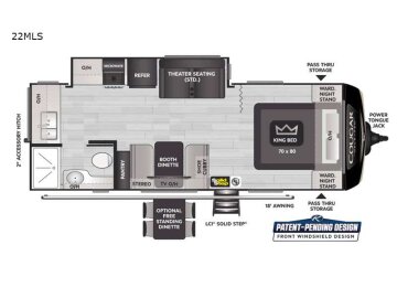 2023 Keystone Cougar 22MLS