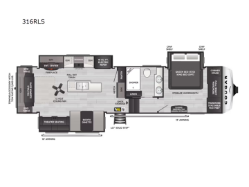 2024 Keystone Cougar 316RLS