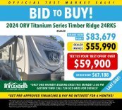 New 2024 Outdoors RV Timber Ridge