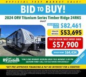 New 2024 Outdoors RV Timber Ridge