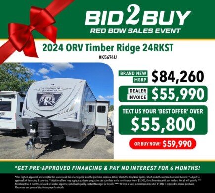 Photo 1 for 2024 Outdoors RV Timber Ridge