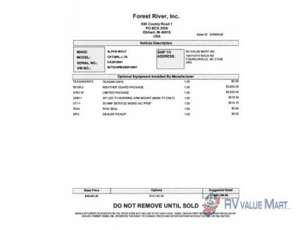 Photo 1 for New 2025 Forest River Cherokee 26RL
