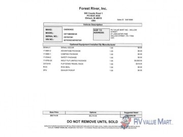 New 2025 Forest River Cherokee