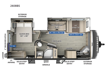 Photo 1 for 2025 Forest River Rockwood 2608BS