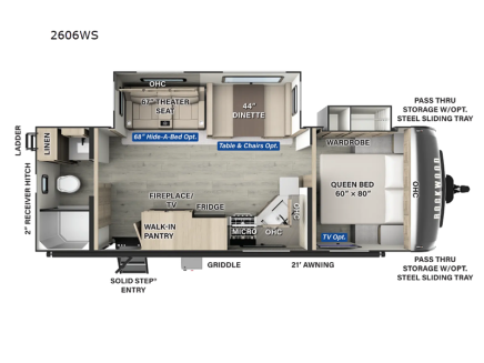 Photo 1 for New 2025 Forest River Rockwood 2606WS